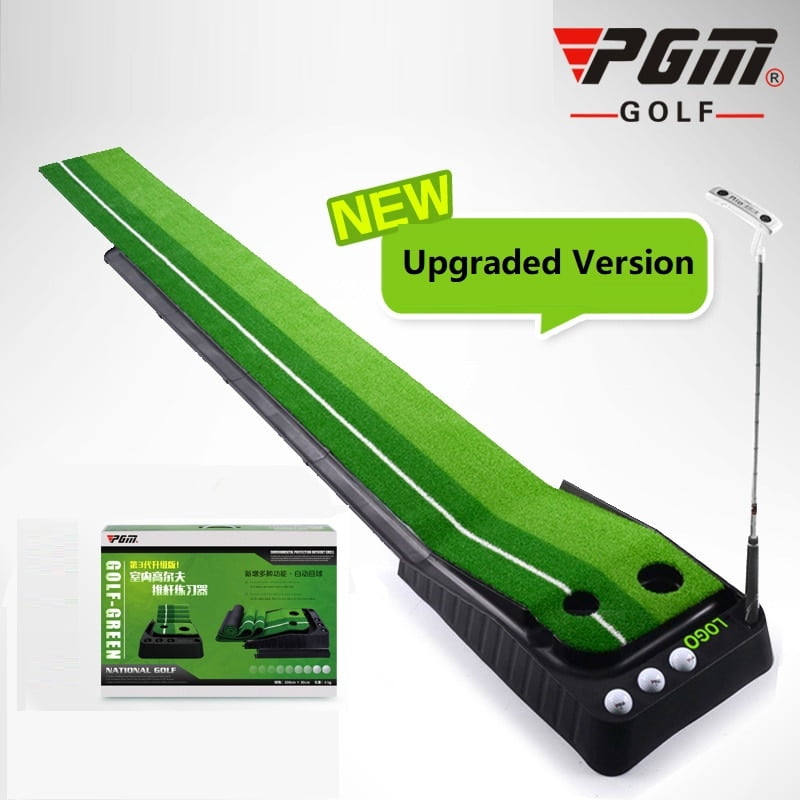 PGM Ball Return 2.5M/3M Indoor Golf Putting Trainer Portable Golf Practice Putting Mat Golf Putter Green Fairway Trainer PGM Ball Return 2.5M/3M Indoor Golf Putting Trainer Portable Golf Practice Putting Mat Golf Putter Green Fairway Trainer